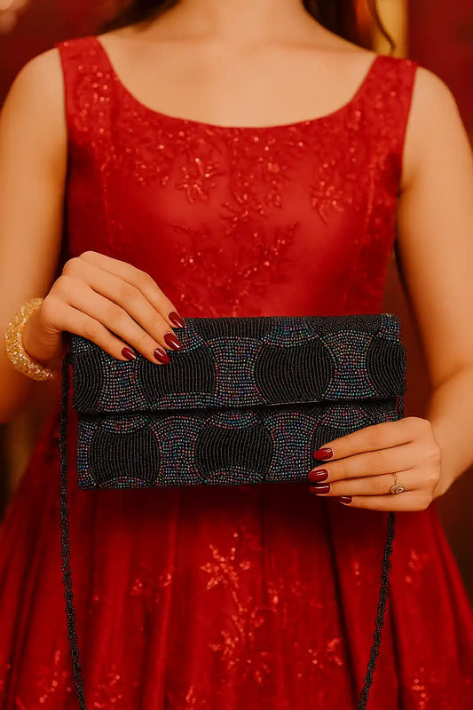 Rang-e-Hayat – Luxury Beaded Clutch