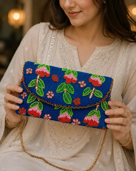 Limelight beaded purse