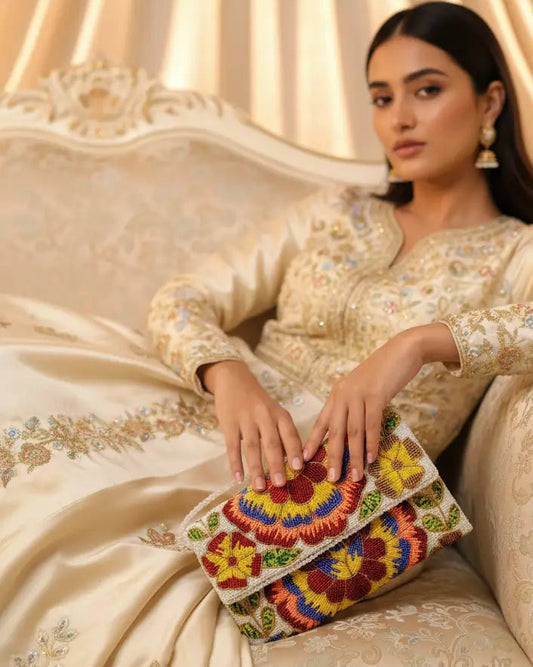 Mehrunissa - Handcrafted Clutch