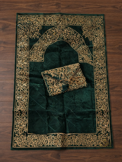 Pre Order_ 20 days making time_ Artisan Beaded Jaye Namaz – Handmade Prayer Mat_Half payment Advance