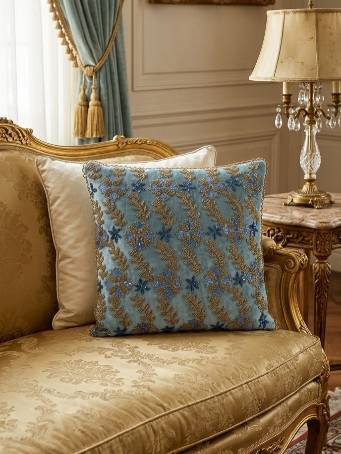 Artisanal Handcrafted Cushion Cover