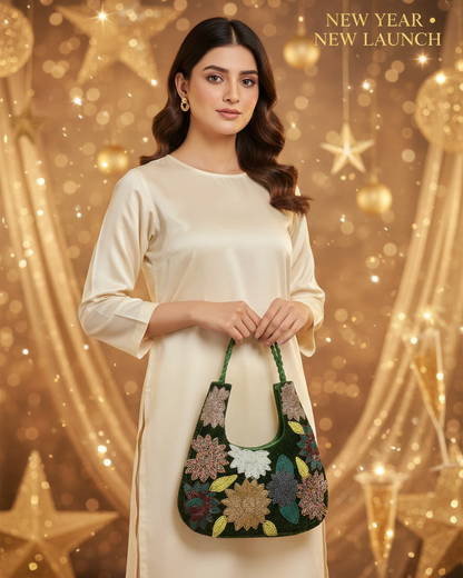 KHUWAB beaded Premium Handmade Shoulder - Limited edition