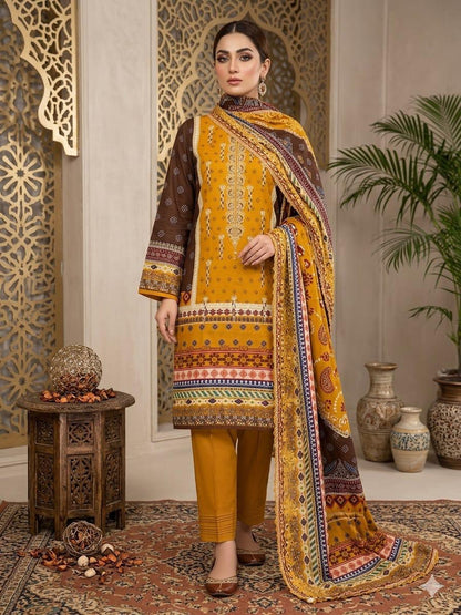 Premium pure lawn - 3 piece