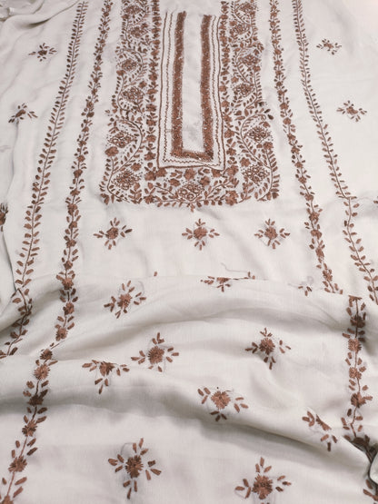 Hand embroidery Chiffon -2 piece