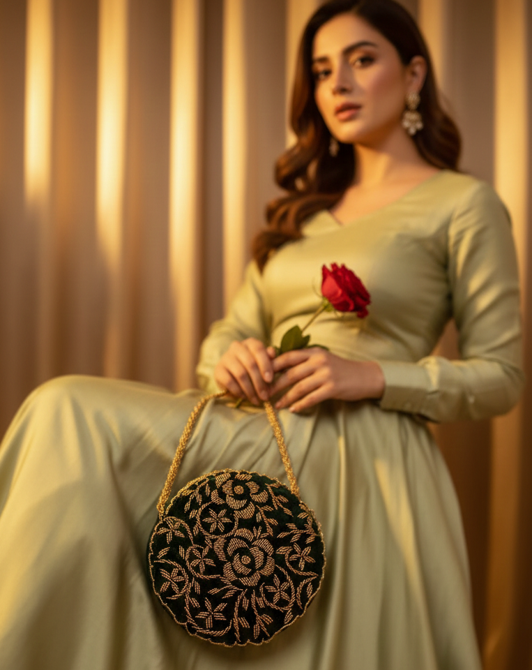 Velvet Moonshine - handicraft bag