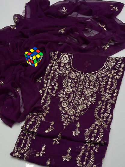 LCD Gotta Gala Kali embroidery - 2 piece