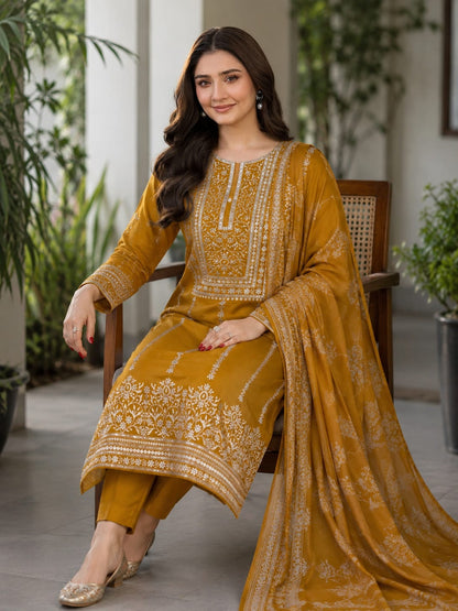 Bareeze Embroidered Lawn – 3 Piece