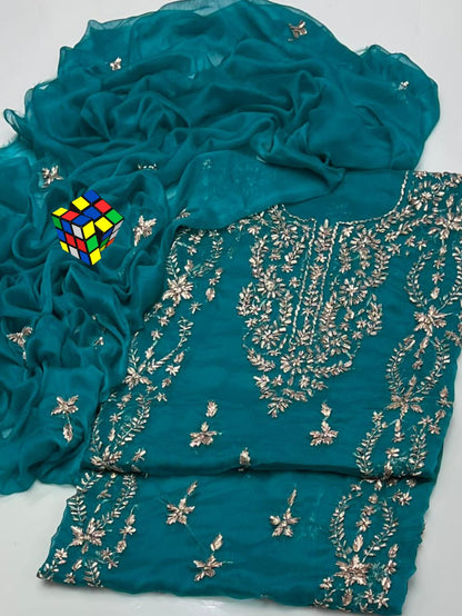 LCD Gotta Gala Kali embroidery - 2 piece