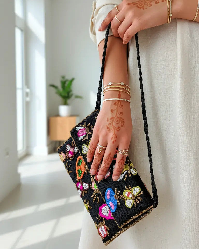 Luxury Handcrafted Beaded Purse