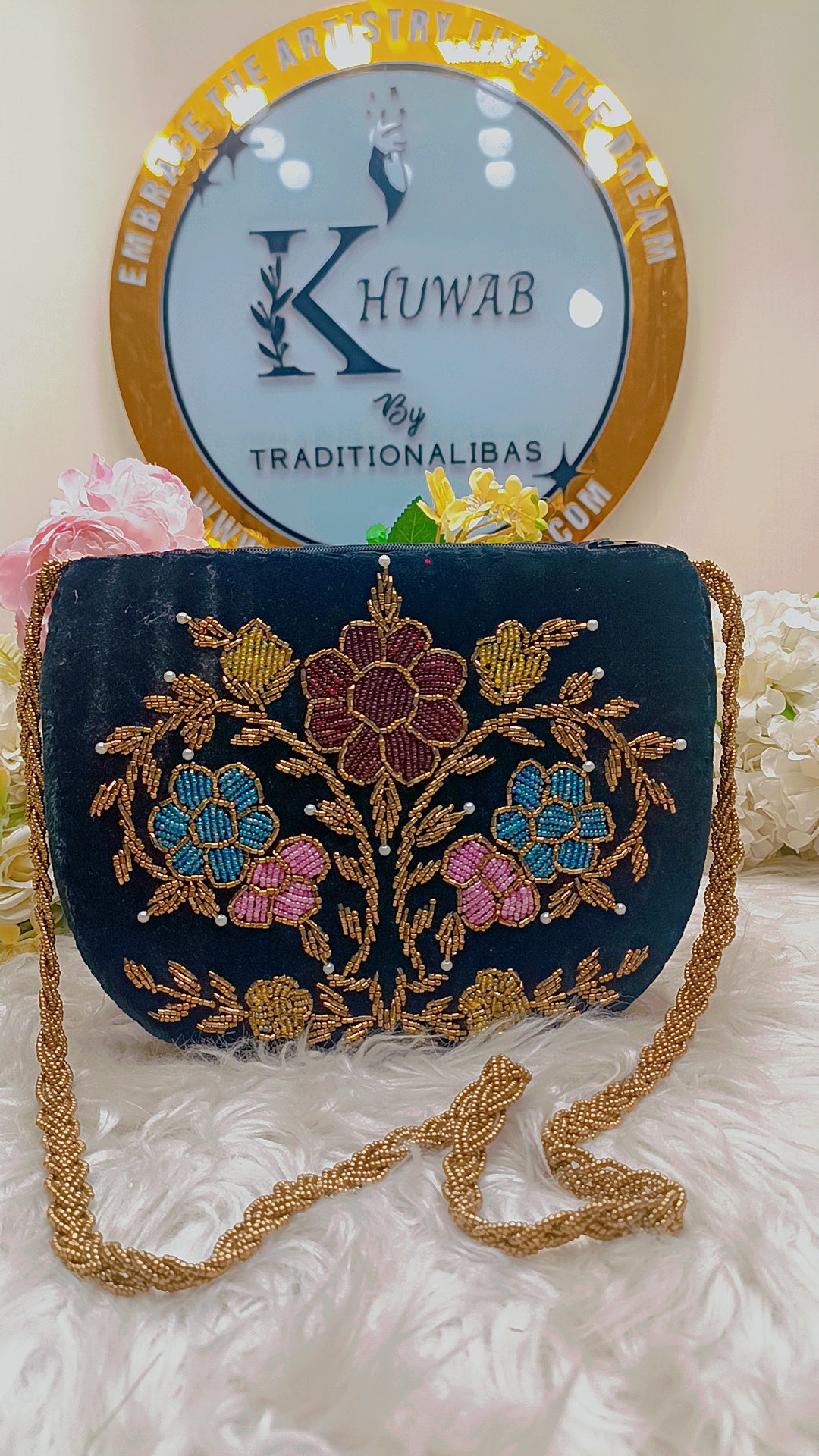Chic Beaded Bag
