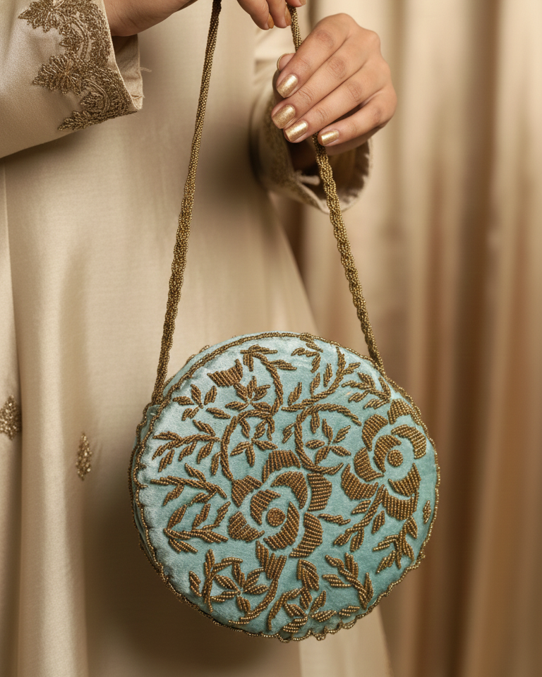 Velvet Moonshine - handicraft bag