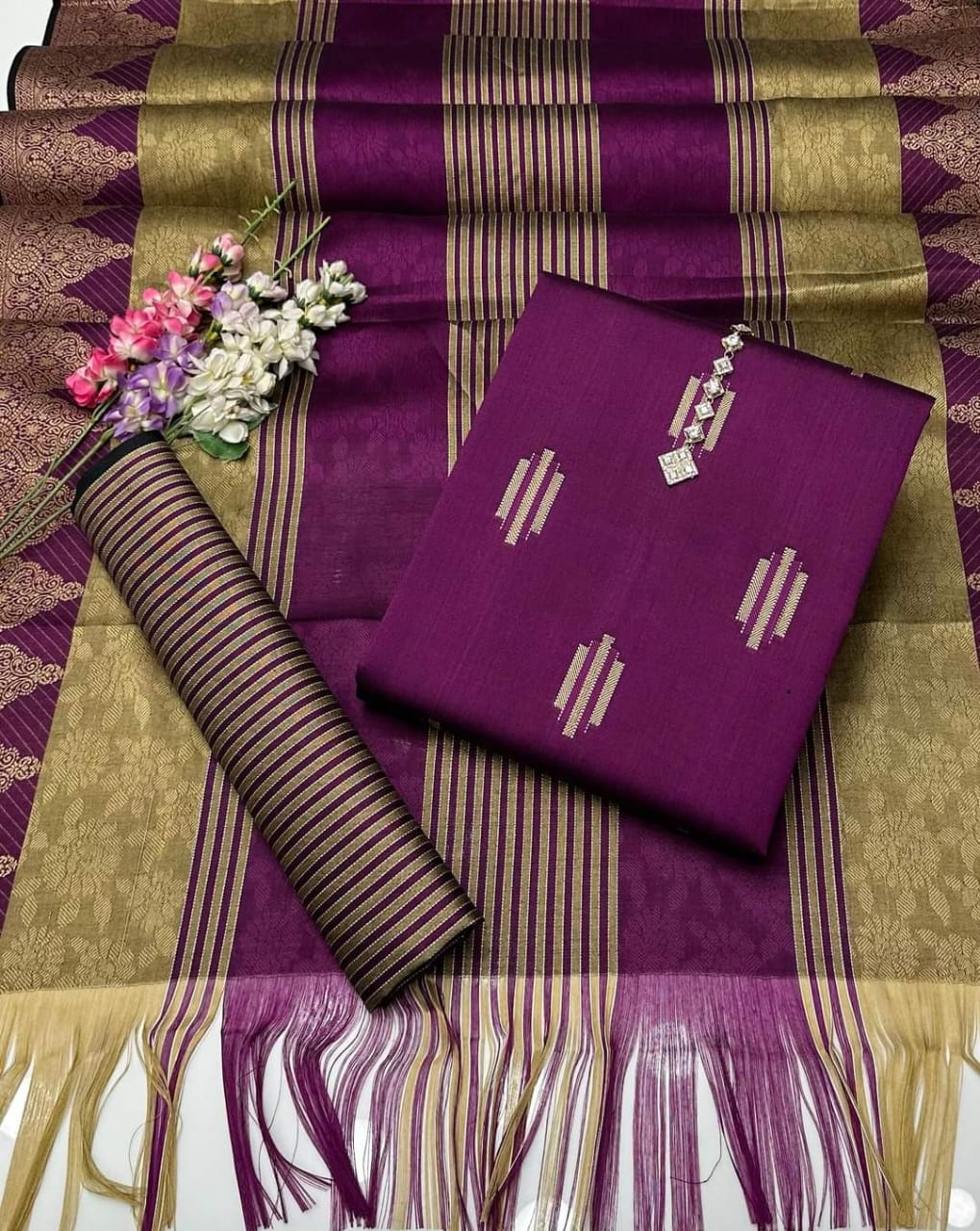 Banarsi Barosha Susi - 3PC Suit