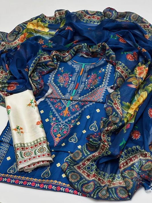 Shamooz silk printed - 3 piece