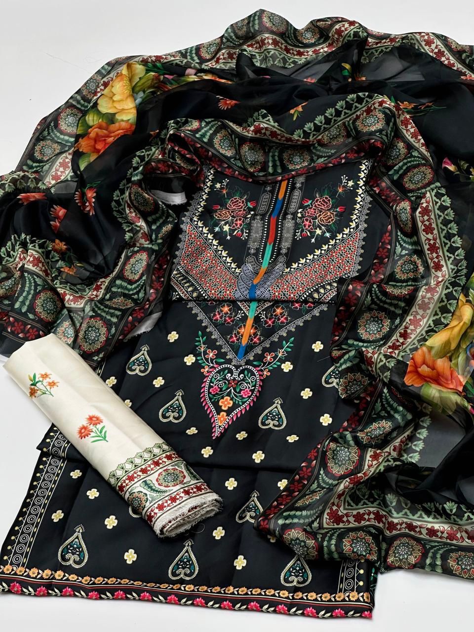 Shamooz silk printed - 3 piece