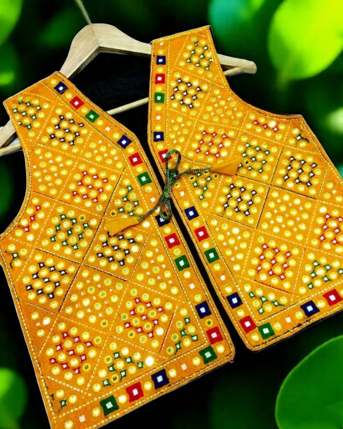 Multani Aari Hand Embroidered Trendy Waistcoat