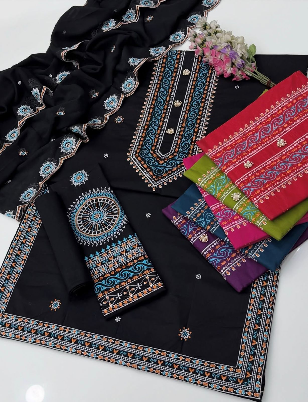 Rang Rezah Lawn - 3 piece