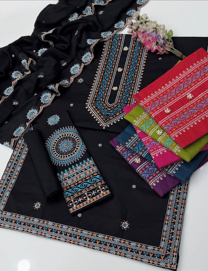 Rang Rezah Lawn - 3 piece