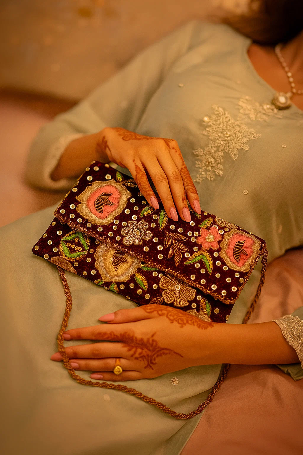 Noor-e-Hunar – Handmade Bridal Purse