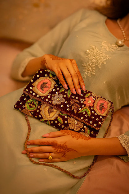 Noor-e-Hunar – Handmade Bridal Purse