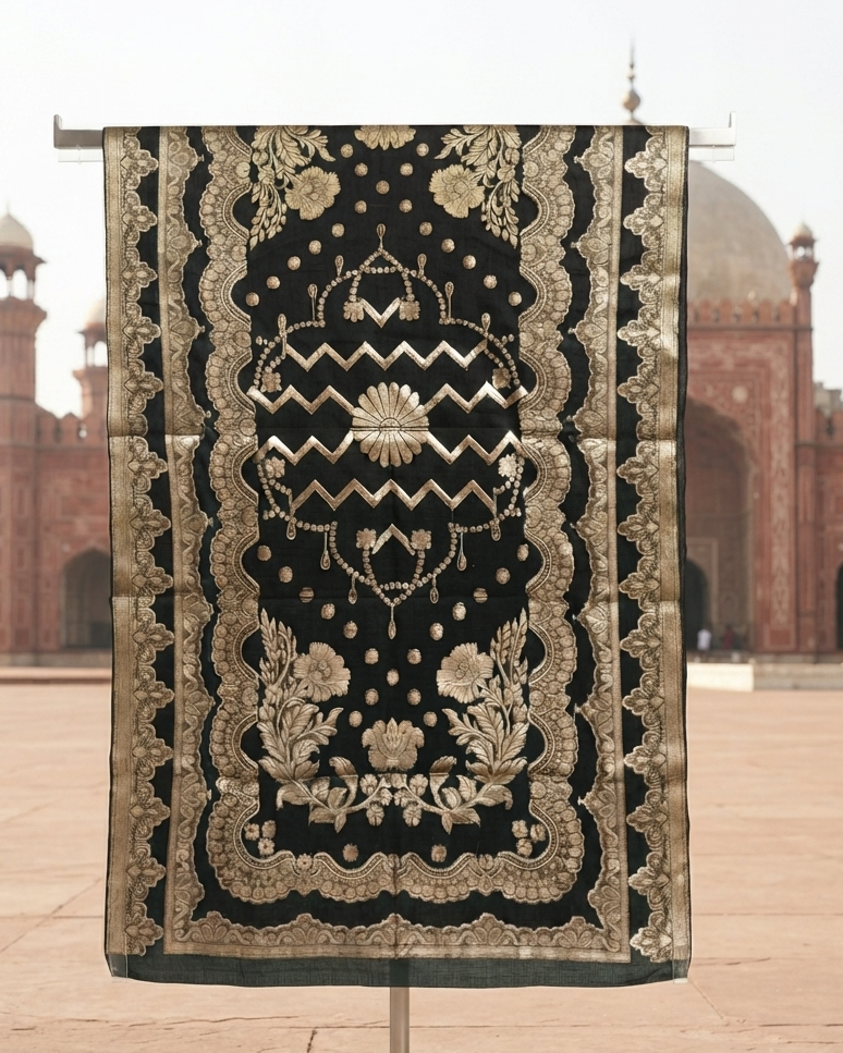 Organza jacquard Duppata