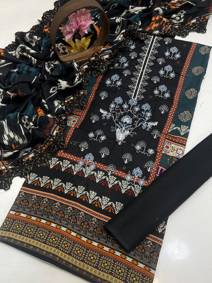 Premium pure lawn - 3 piece