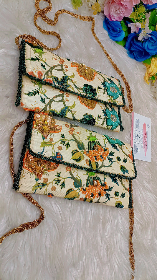 Luxury Beaded Clutch