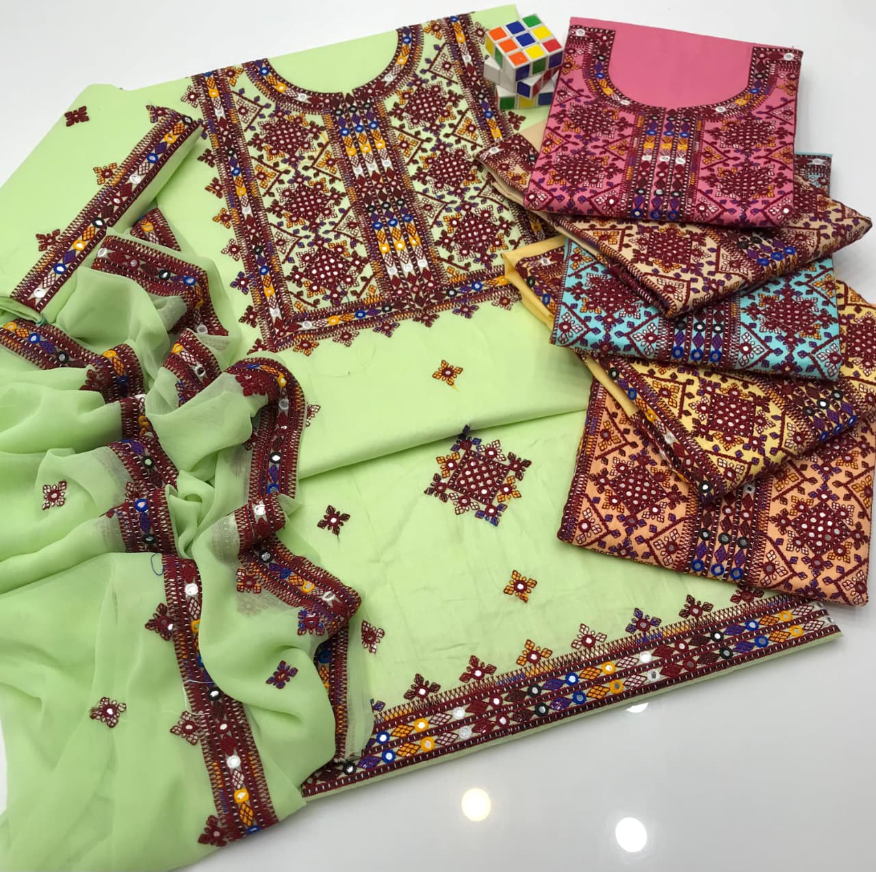 Balochi embroidered - 3 Piece