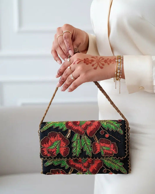 Bridal Beaded Party clutch