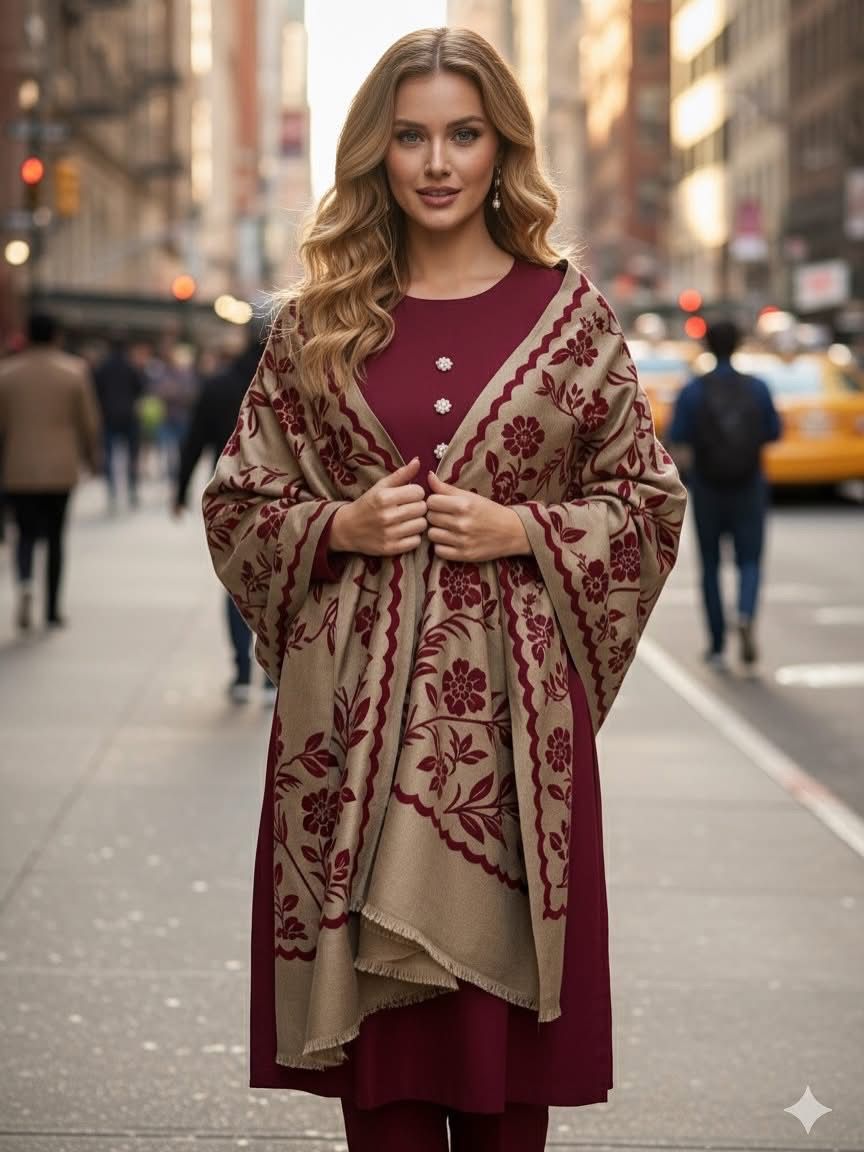 Soft Marina plachi shawl - 3 Piece