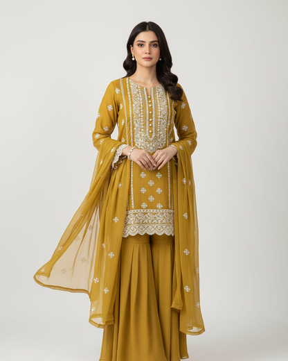 Handcrafted Chiffon -2 piece