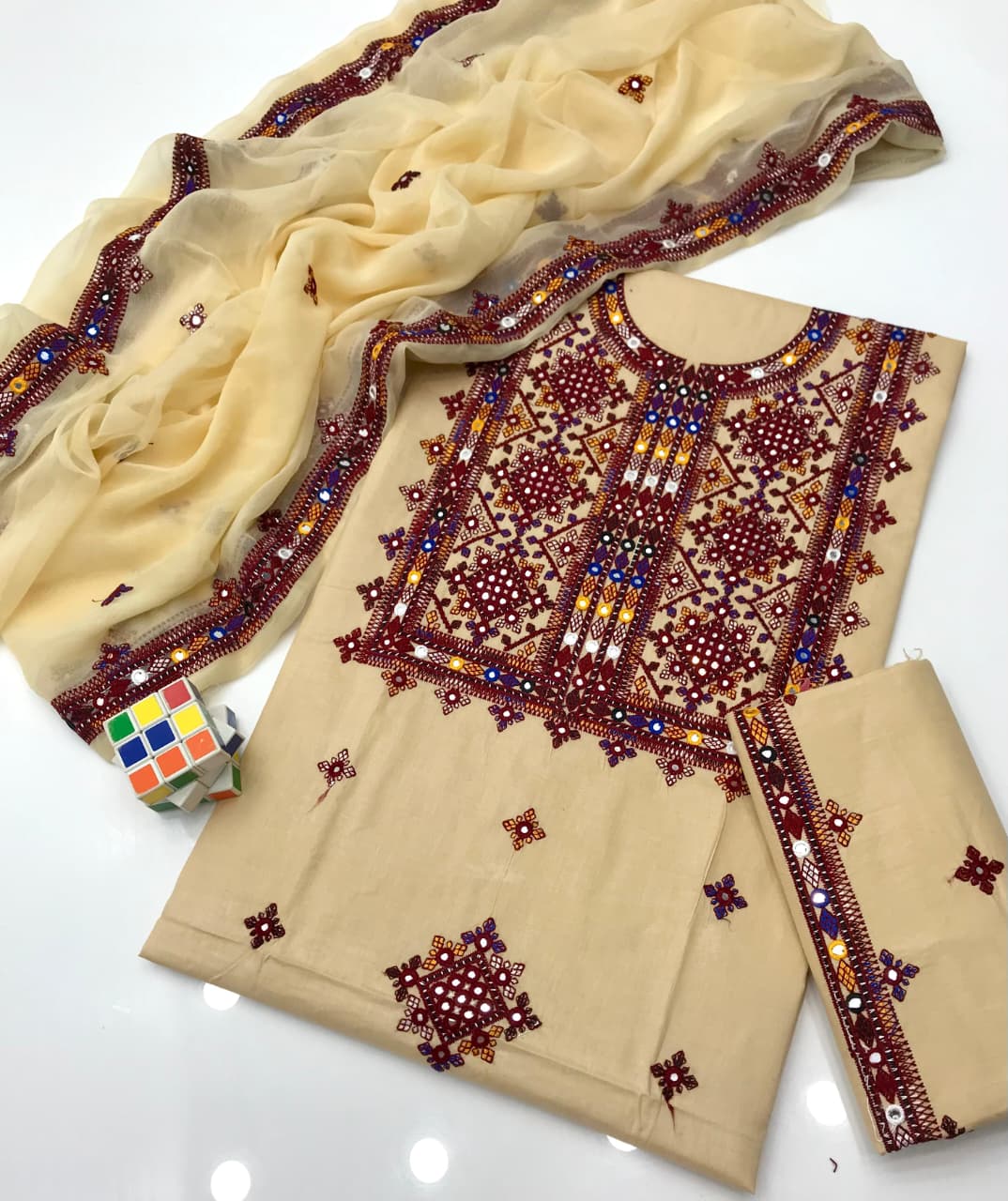Balochi embroidered - 3 Piece