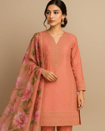 Bareeze Lawn -3 piece suit