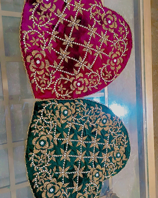 Heart Table Mat – Handmade