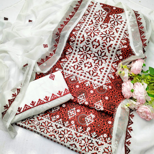 Elegant ajrak Evening Dress