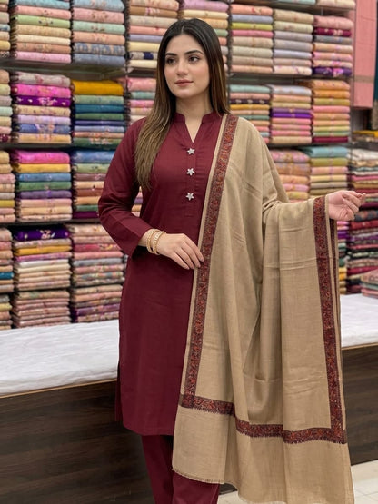 Premium pashmina -3 piece unstitched