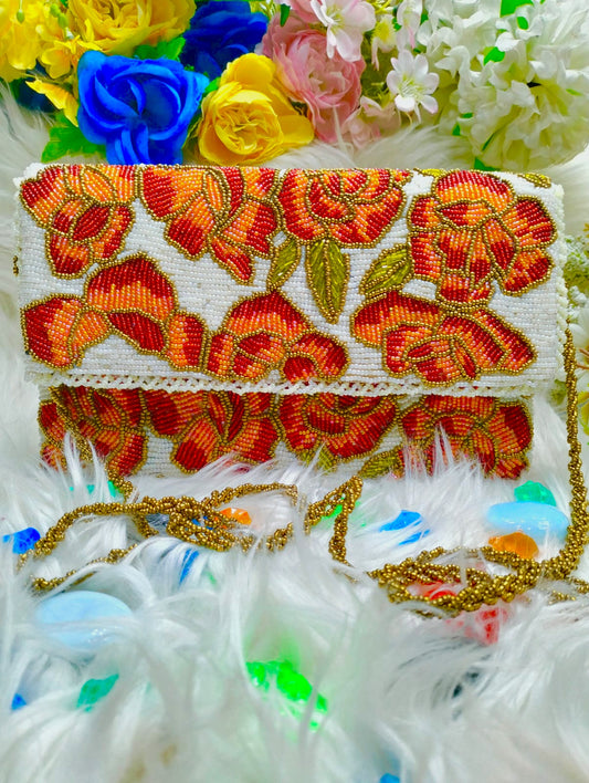 Pretty Beads Clutch