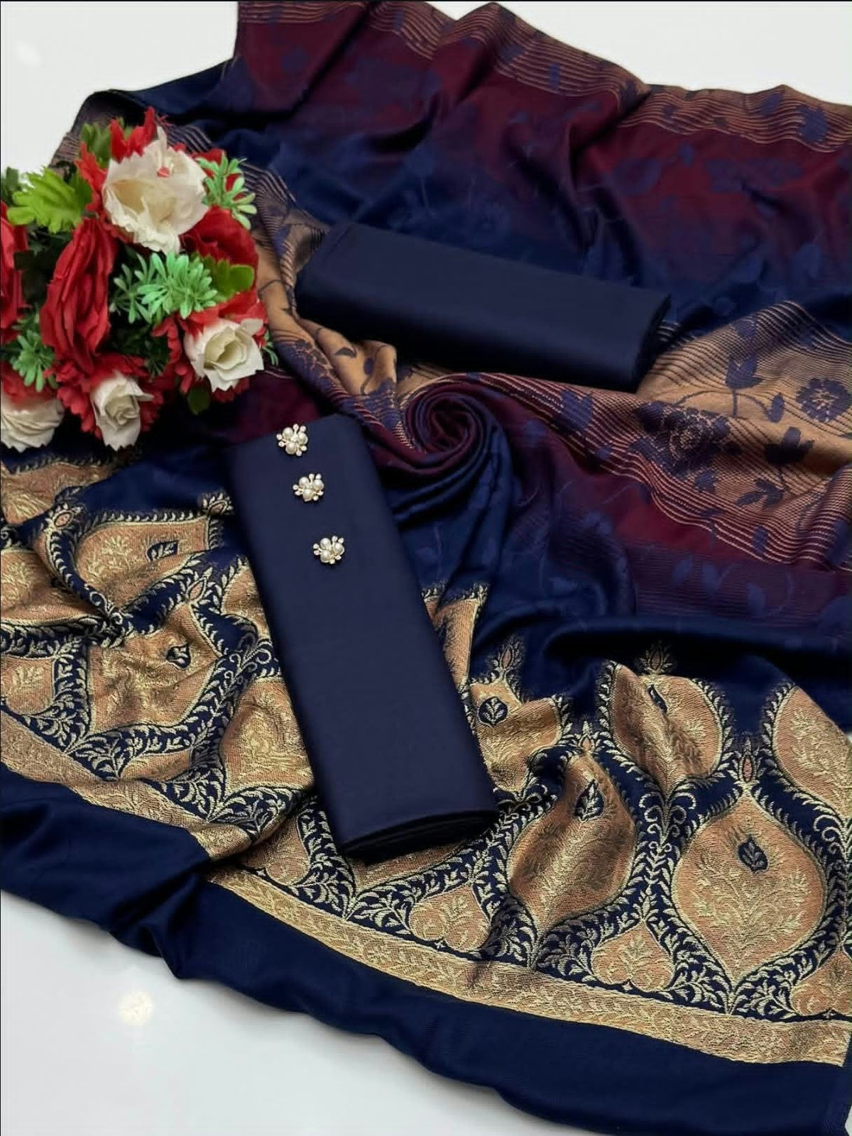 Premium Dhanak wool -3 piece unstitched