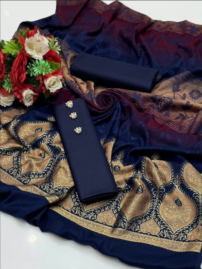 Premium Dhanak wool -3 piece unstitched