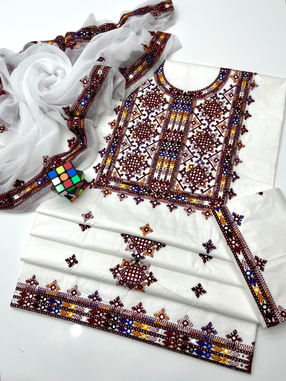 Balochi embroidered - 3 Piece