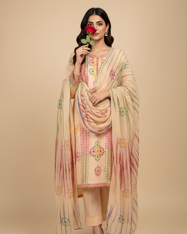 Handcrafted Lawn - 3 piece