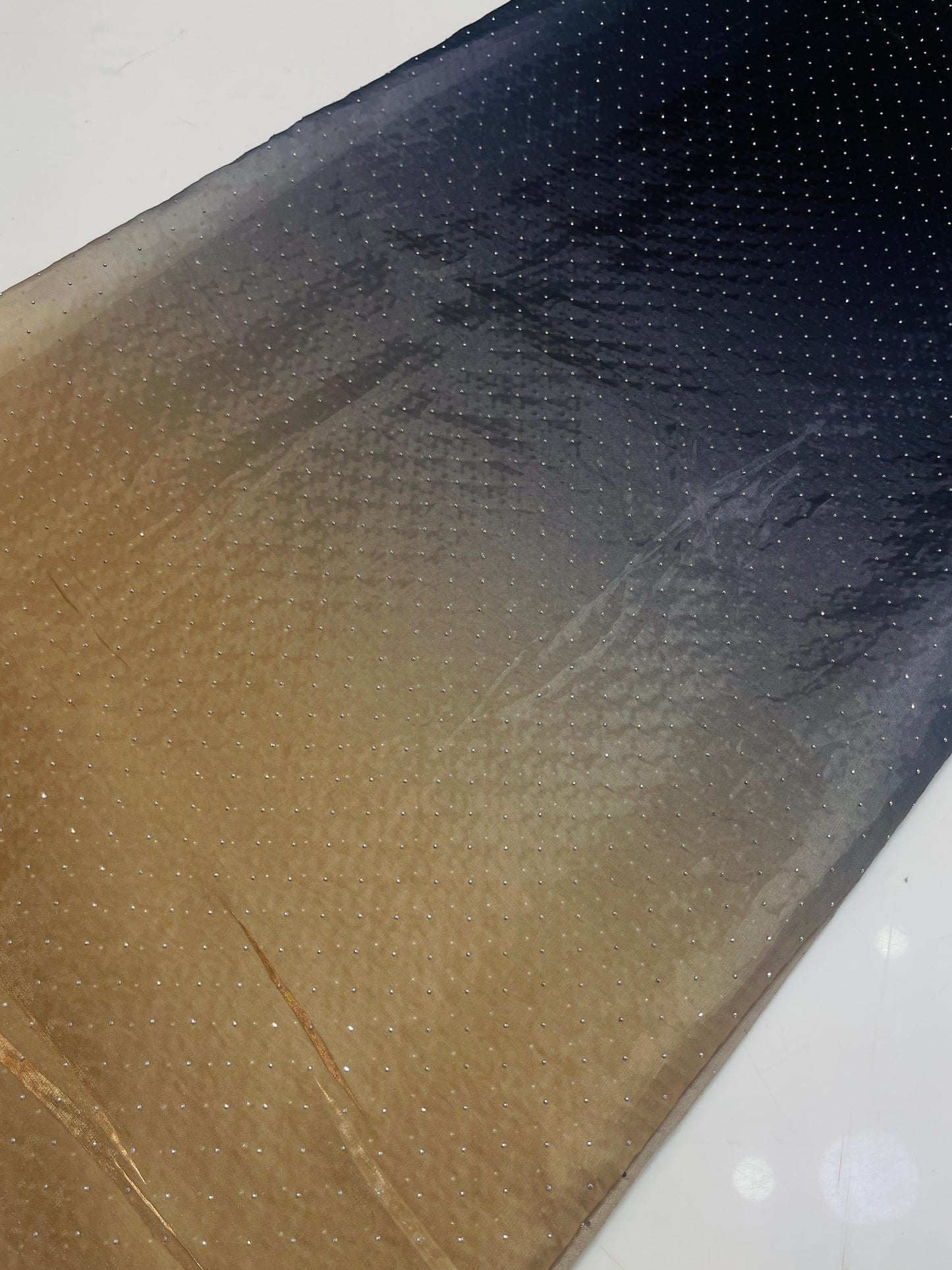 Korean Sheesha Silk sari tie & dyr