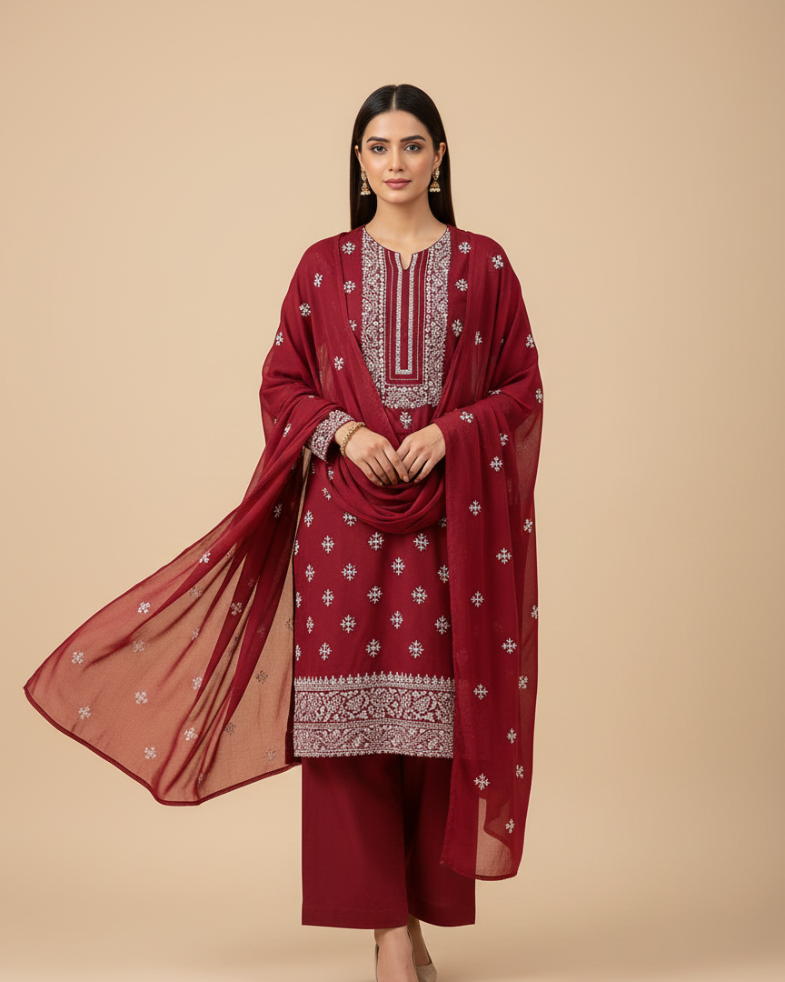 Handcrafted Chiffon -2 piece