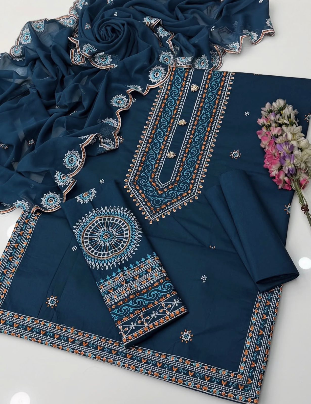 Rang Rezah Lawn - 3 piece