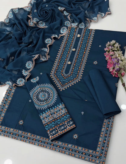 Rang Rezah Lawn - 3 piece