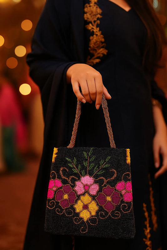 Naqsh-e-Khuwab – Luxury Beaded Box Bag
