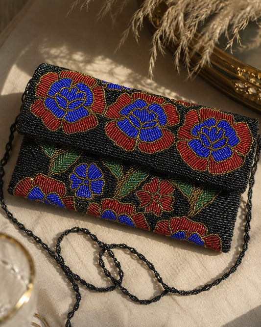 Handmade Pearl Beaded Purse