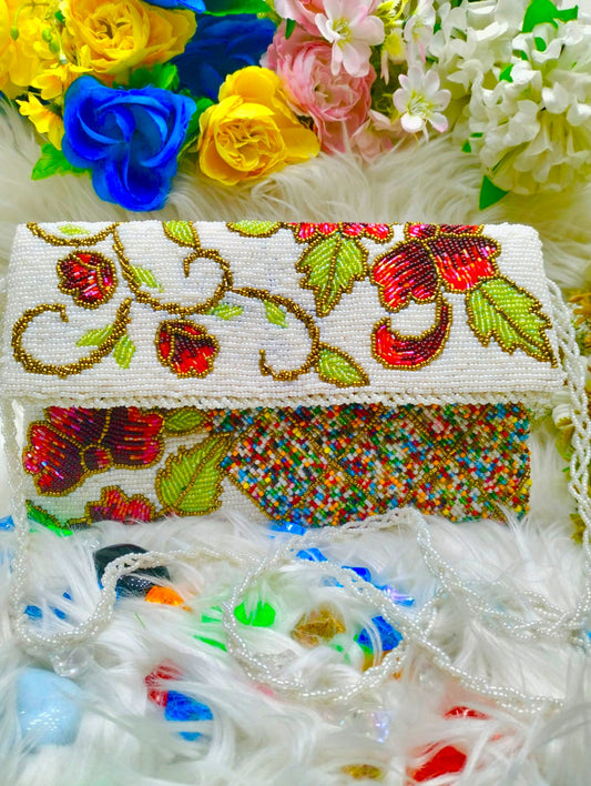 Pretty Beads Clutch