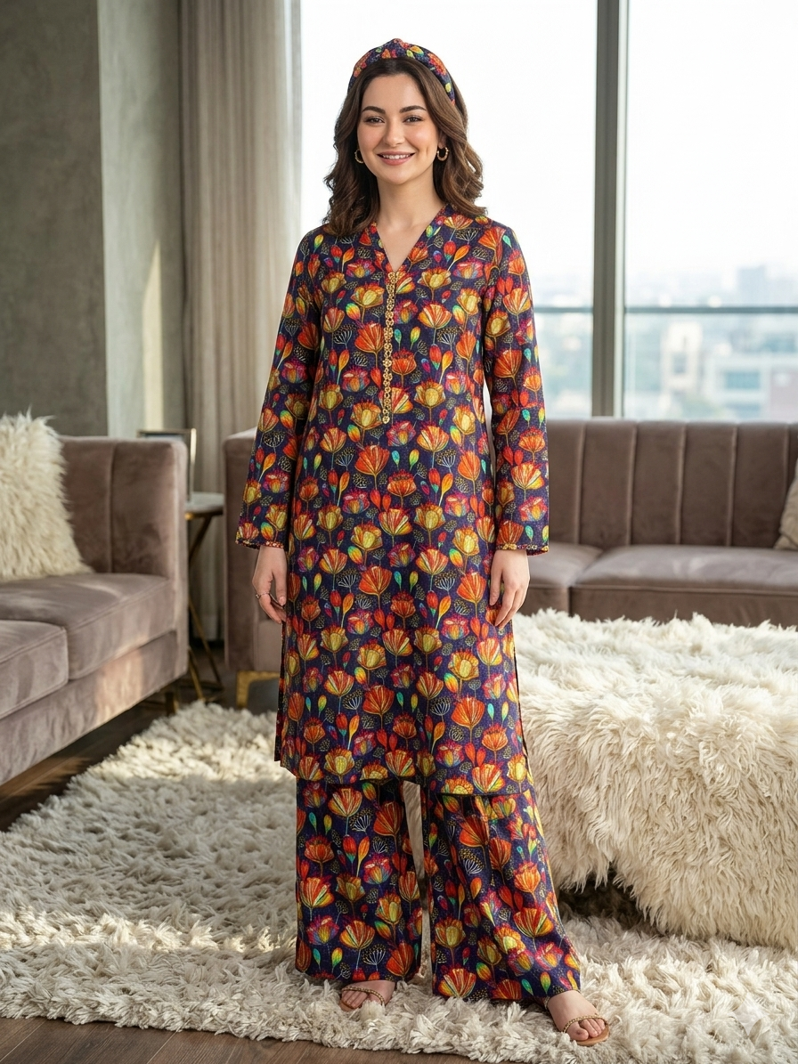 Premium Lawn printed - 2 piece