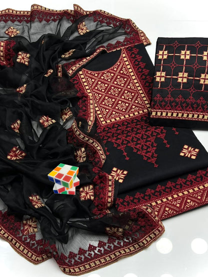 Balochi embroidered - 3 Piece
