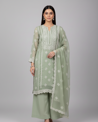 Handcrafted Chiffon -2 piece